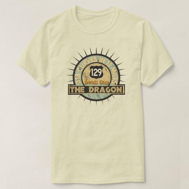 Camisa da motocicleta o dragão - negócios Gap (Frente do Design)