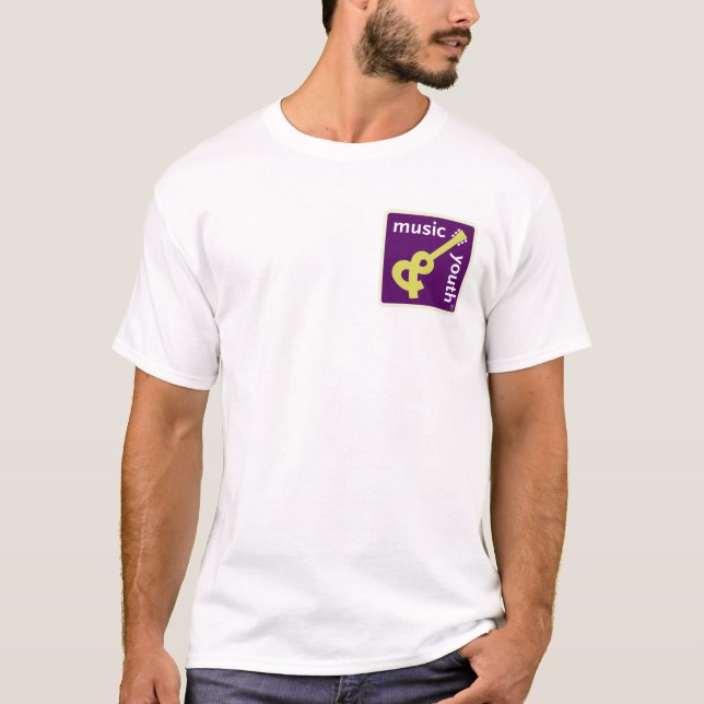 Camisa da música e da juventude T (Frente)
