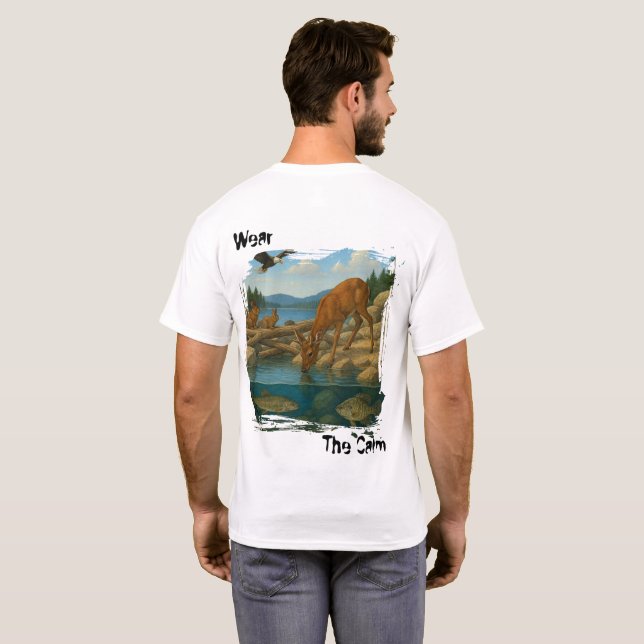 Camisa da Natureza da Vida Selvagem Pacífica (Parte Traseira Completa)