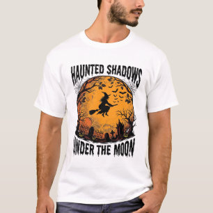 Camisa da Noite Assustadora Vintage da Bruxa da Lu