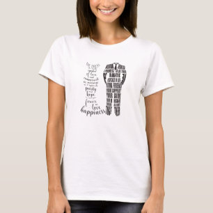 Camisa da Noiva e do Noivo com os Votos de Casamen