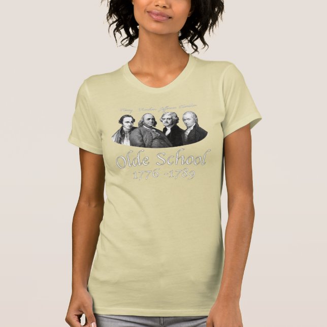 Camisa da obscuridade das senhoras da escola de (Frente)