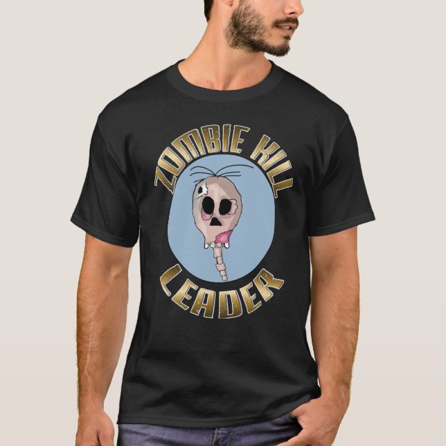 Camisa da obscuridade do líder do matar do zombi (Frente)
