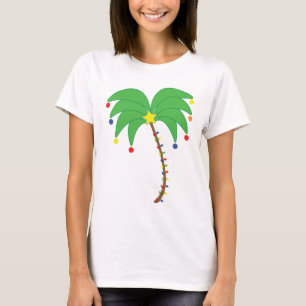 Camisa da palmeira do feriado