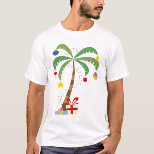 Camisa da palmeira do Natal
