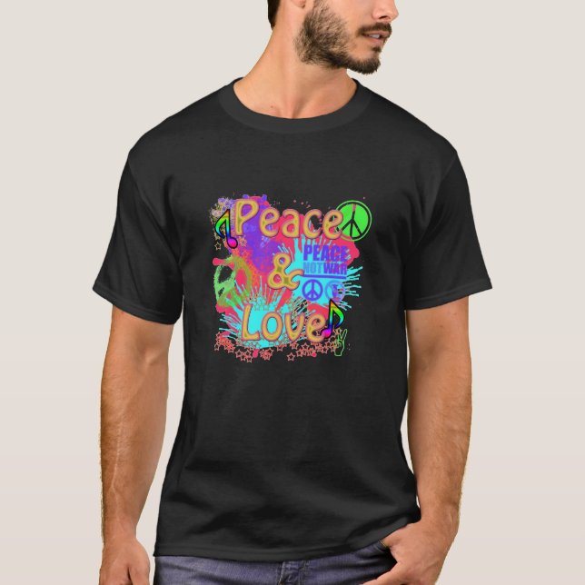 Camisa da paz & do amor (Frente)