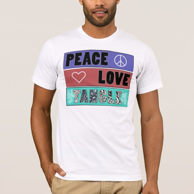 Camisa da paz, do amor & do emaranhado (Frente)