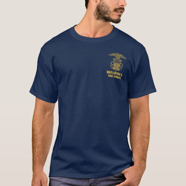 Camisa da pinta da âncora/asas do esquadrão de (Frente)