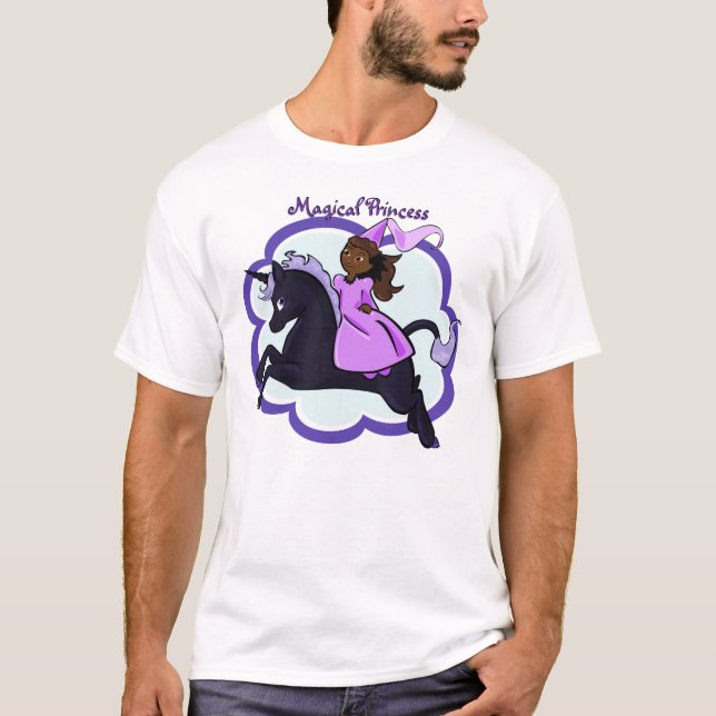 Camisa da princesa e do unicórnio (Frente)