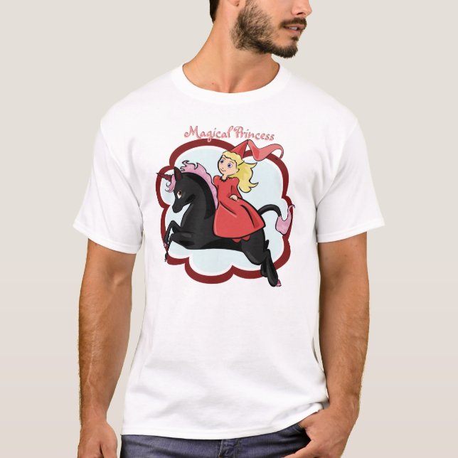Camisa da princesa e do unicórnio (Frente)