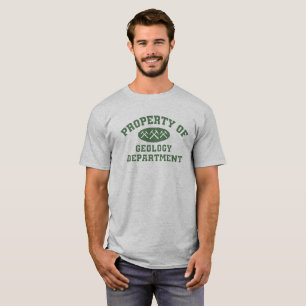 Camisa da Propriedade do Departamento de Geologia