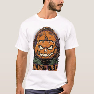 Camisa da Rainha da Abóbora Halloween Vintage Jack
