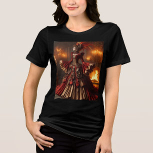 Camisa da Rainha do Fogo Steampunk