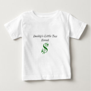 Camisa da redução de impostos do pai pouca