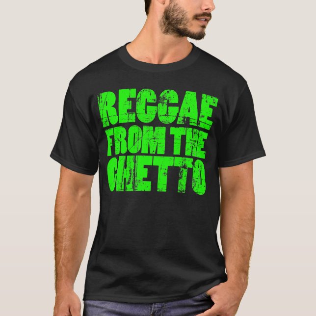 Camisa da reggae do gueto (Frente)