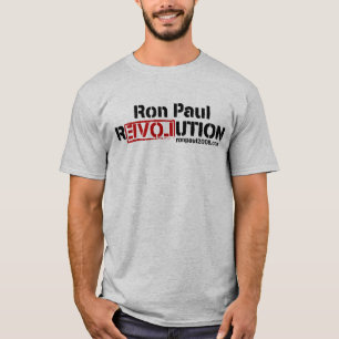 Camisa da revolução de Ron Paul