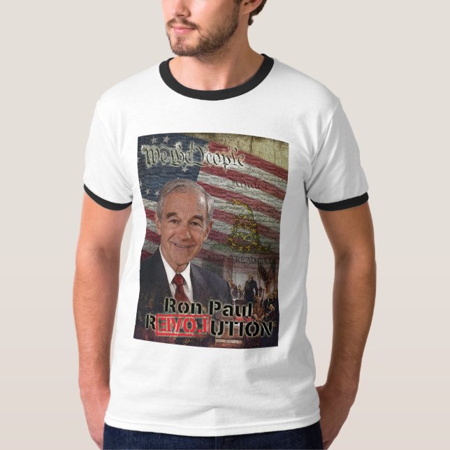 Camisa da revolução de Ron Paul (Frente)