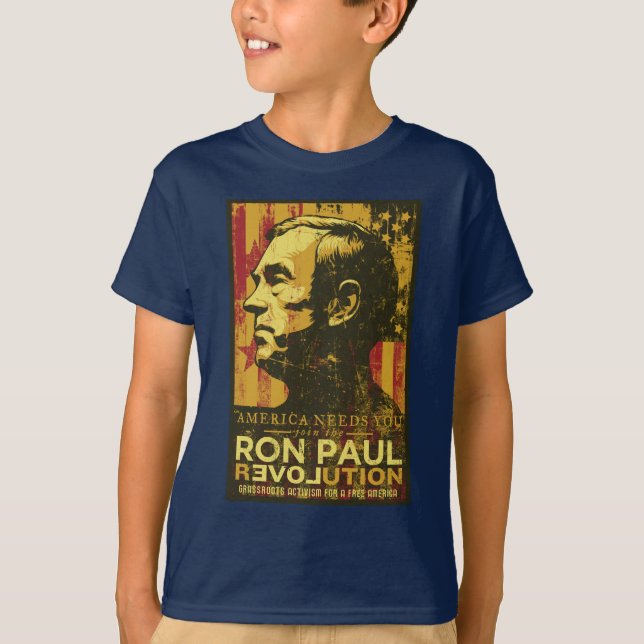 Camisa da revolução de Ron Paul (Frente)