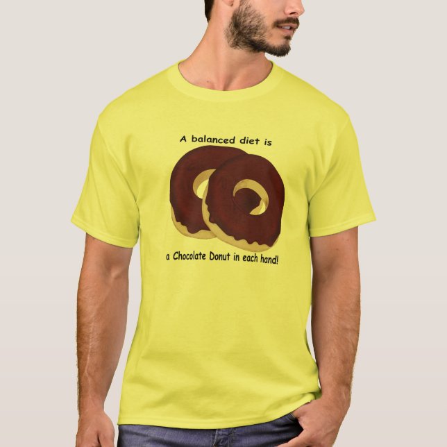 Camisa da rosquinha do chocolate (Frente)