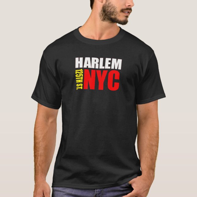 Camisa da rua NYC de Harlem 125th (Frente)