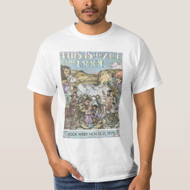 Camisa da semana de livro de 1970 crianças (Frente)