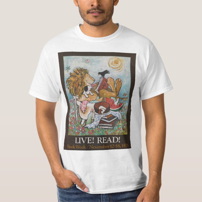 Camisa da semana de livro de 1973 crianças (Frente)