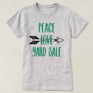 Camisa da seta da venda de jardim do amor da paz