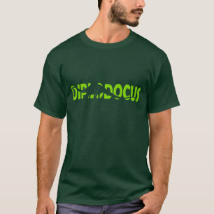 Camisa da silhueta t do Diplodocus