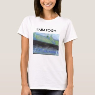 Camisa da sociedade alta T da forma de Saratoga