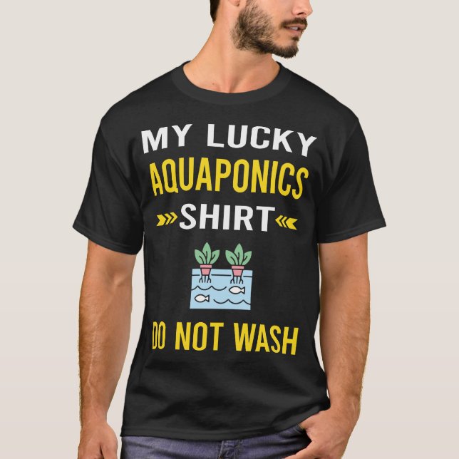 Camisa da Sorte Aquaponics Aquaponia (Frente)