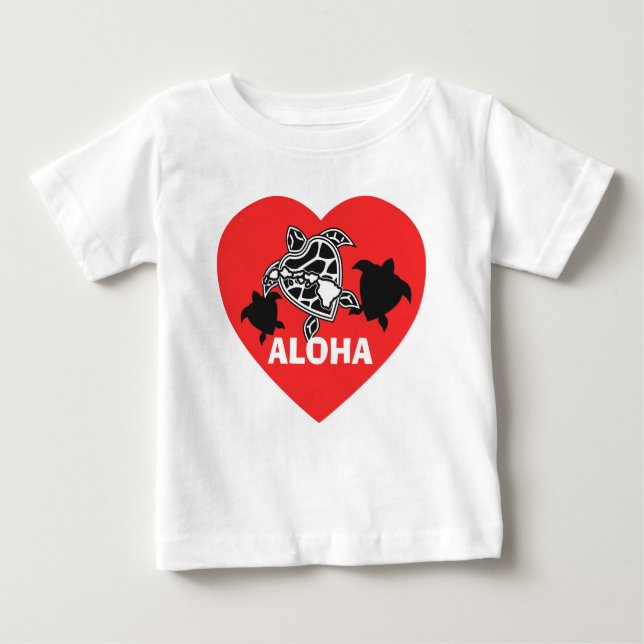 Camisa da tartaruga de Havaí Aloha (Frente)