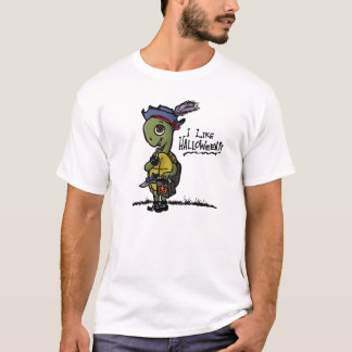Camisa da tartaruga do Dia das Bruxas