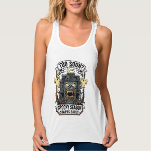 Camisa da Temporada Assustadora Gravura Vintage Ha