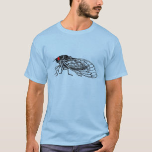 Camisa da tintura do laço da cigarra de 17 anos