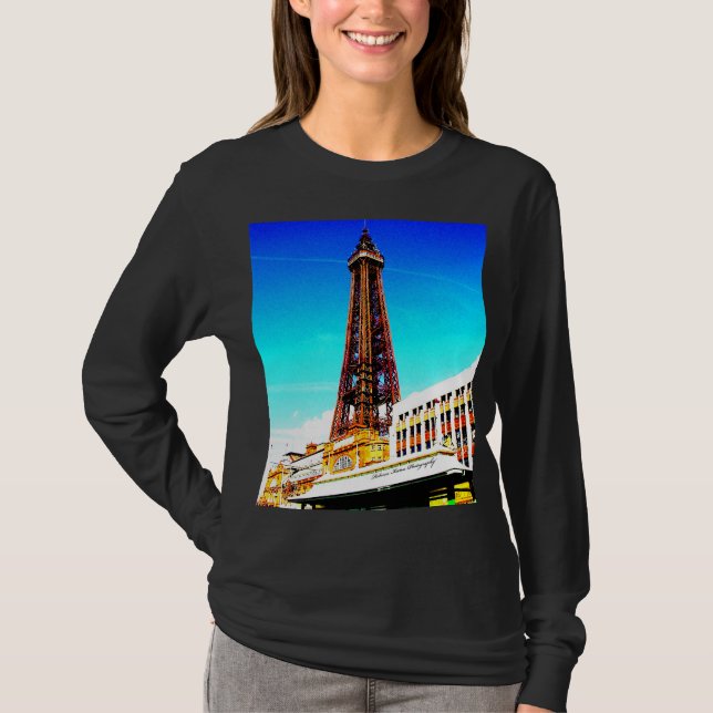 Camisa da torre T de Blackpool (Frente)