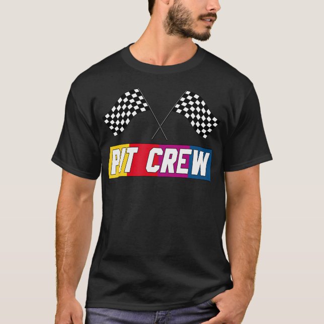 Camisa Da Tripulação De Poço Para Parques De Carro (Frente)