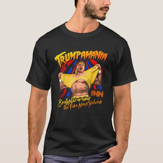 Camisa da Trump 2024 republicana TRUMPAMANIA (Frente)