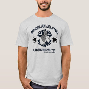 Camisa da universidade de JiuJitsu do brasileiro