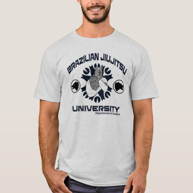 Camisa da universidade de JiuJitsu do brasileiro (Frente)