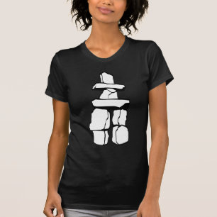 Camisa da Vancôver Inukshuk das mulheres da