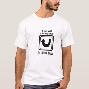 Camisa da volta T do U dos homens