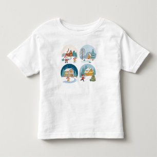 Camisa da Wonderland de inverno.