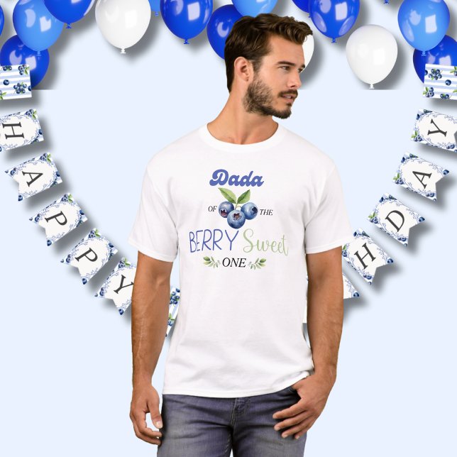 Camisa Dada do Berry Sweet one (Berry Sweet one Dada Shirt)