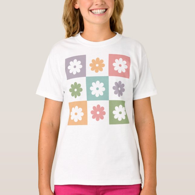 Camisa Daisy, Presente Daisy, Camiseta Retro Daisy (Frente)