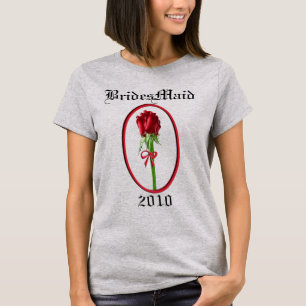 Camisa Damas de Honra Rosas Vermelhas 2010