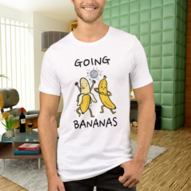Camisa Dançando Bananas Ficando Louco (Criador carregado)