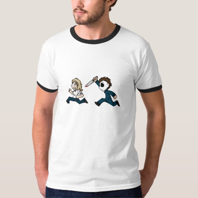 camisa das caricaturas de evilontwolegs.com (Frente)