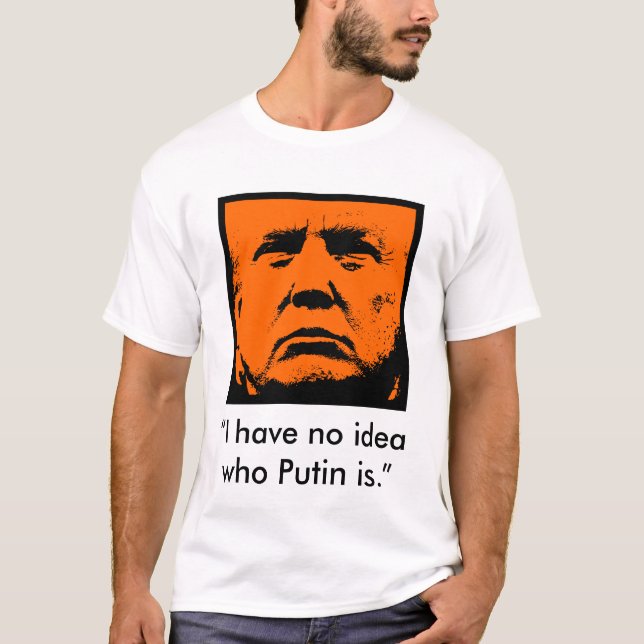 Camisa das citações de Putin do trunfo (Frente)