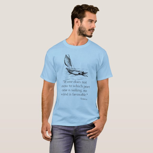 Camisa das citações do Seneca (Frente Completa)