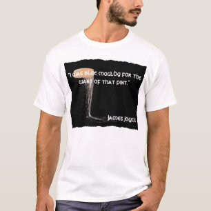Camisa das citações T de James Joyce